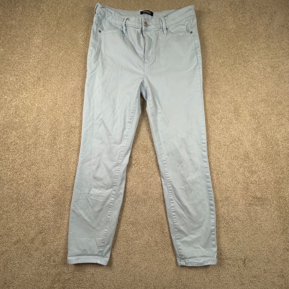 Buffalo David Bitton Havana High Rise Ankle Skinny Jeans Light Blue Size 10/30